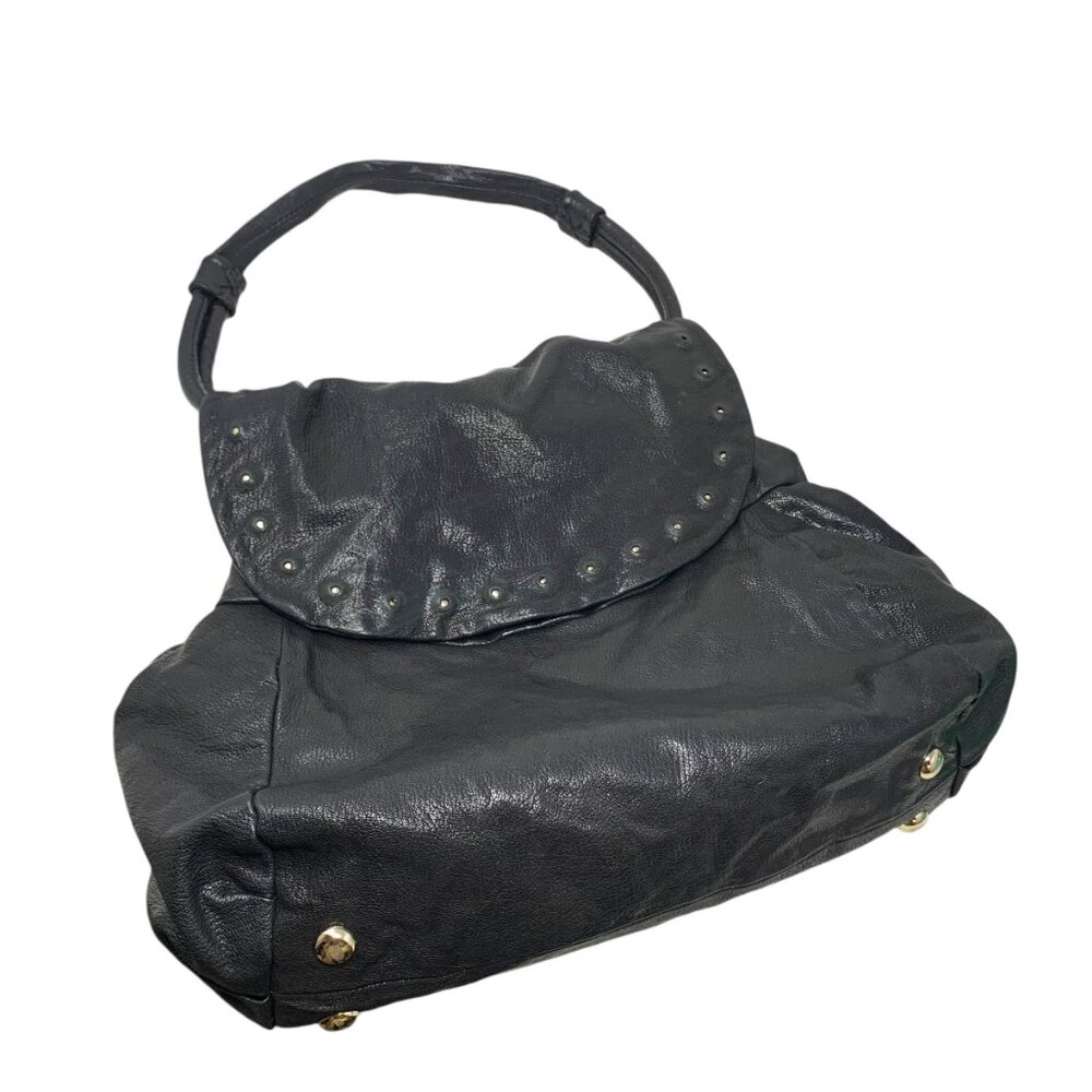 Tre Vero Top Frame Leather Stud Accented Shoulder‎ Bag - Picture 11 of 12